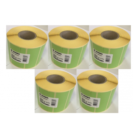PACK 5 Rouleaux d'étiquettes Posologie (verte) 52x23 UBI ELTRON ZEBRA