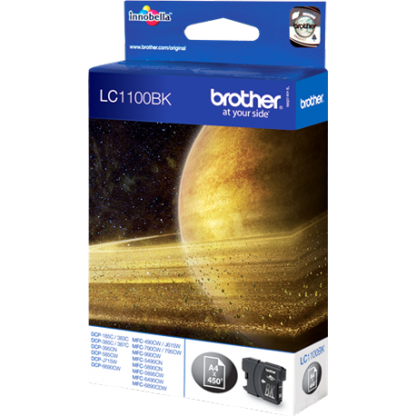 Cartouche noire BROTHER 450 pages LC1100BK