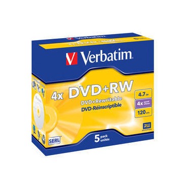 DVD-Rw Réinscriptible - Boite de 5