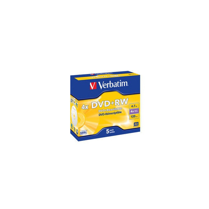 DVD-Rw Réinscriptible - Boite de 5