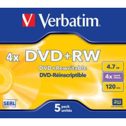 DVD-Rw Réinscriptible - Boite de 5