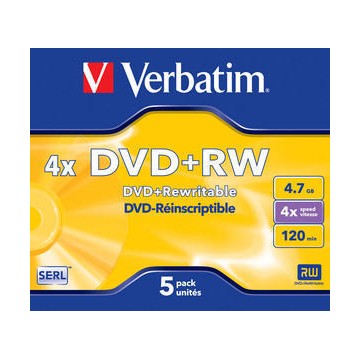 DVD-Rw Réinscriptible - Boite de 5