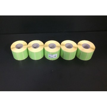 PACK 5 Rouleaux d'étiquettes Posologie (verte) 52x23 UBI ELTRON ZEBRA