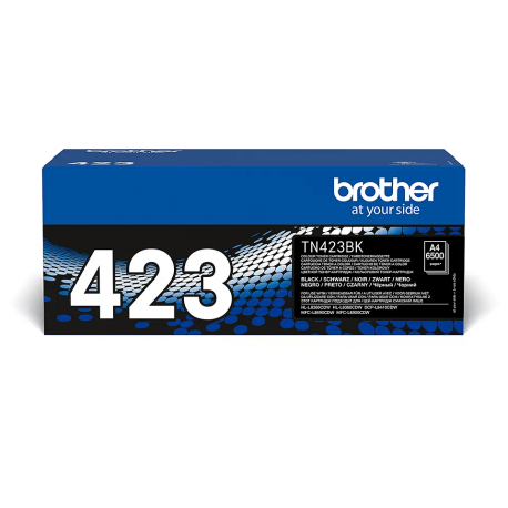 Toner noir BROTHER 6500 pages TN-423BK