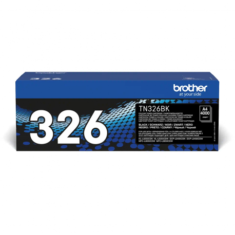 Toner noir BROTHER 4000 pages TN-326BK