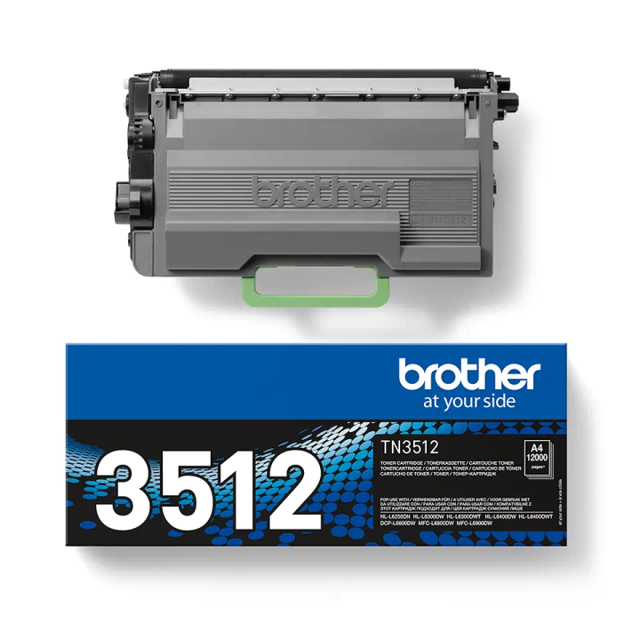 Toner noir BROTHER 12000 pages TN-3512