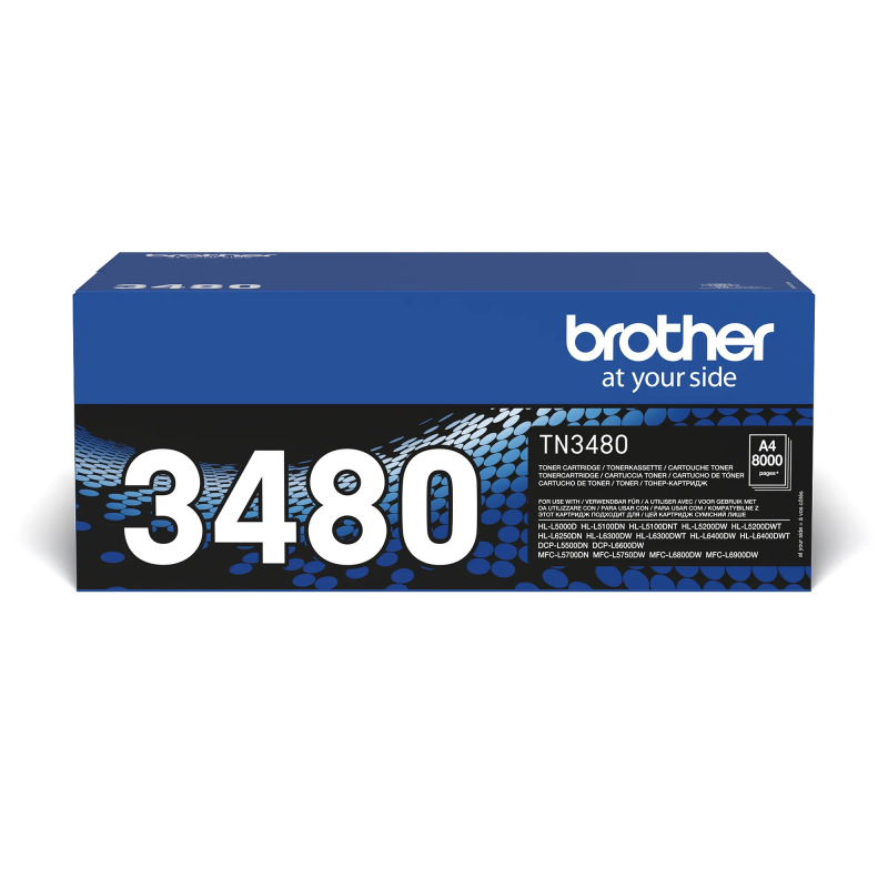 Toner noir BROTHER 8 000 pages TN-3480