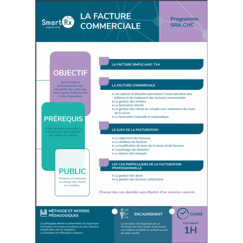 FORMATION La Facture Commerciale - SRX CHC