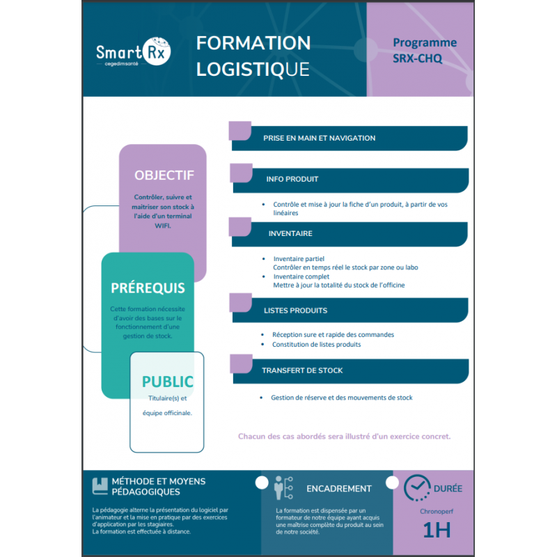 FORMATION Logistique - SRX CHQ