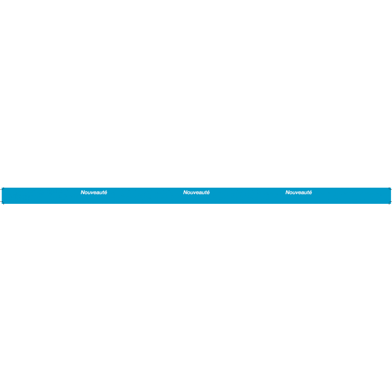 Visuel segmentation "Nouveauté" pour rail   X 10