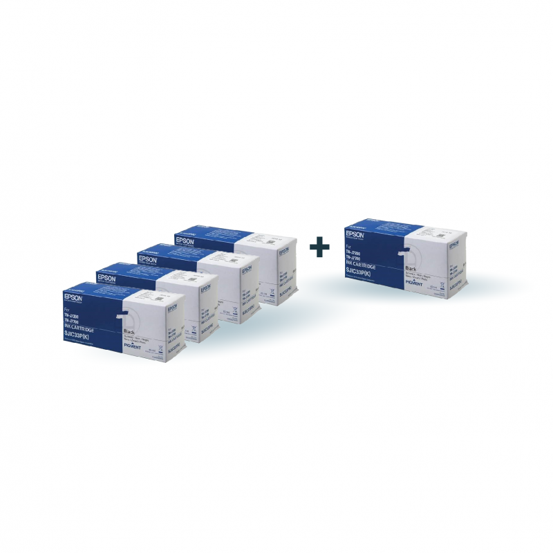 PACK 5 Cartouches EPSON TM-J7200 TM-J7700, SJIC33P