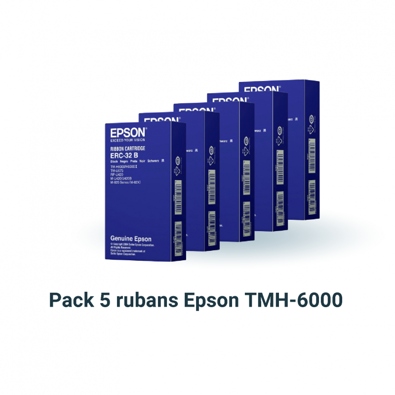 PACK 5 Rubans EPSON TM-H6000