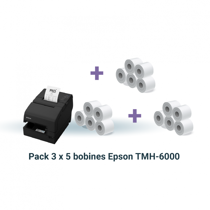 Spécial Rentrée : PACK 5 Cartouches EPSON TM-J7700