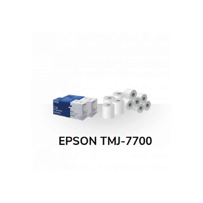 Pack 2 cartouches Epson TMJ-7700 + 10 bobines offertes