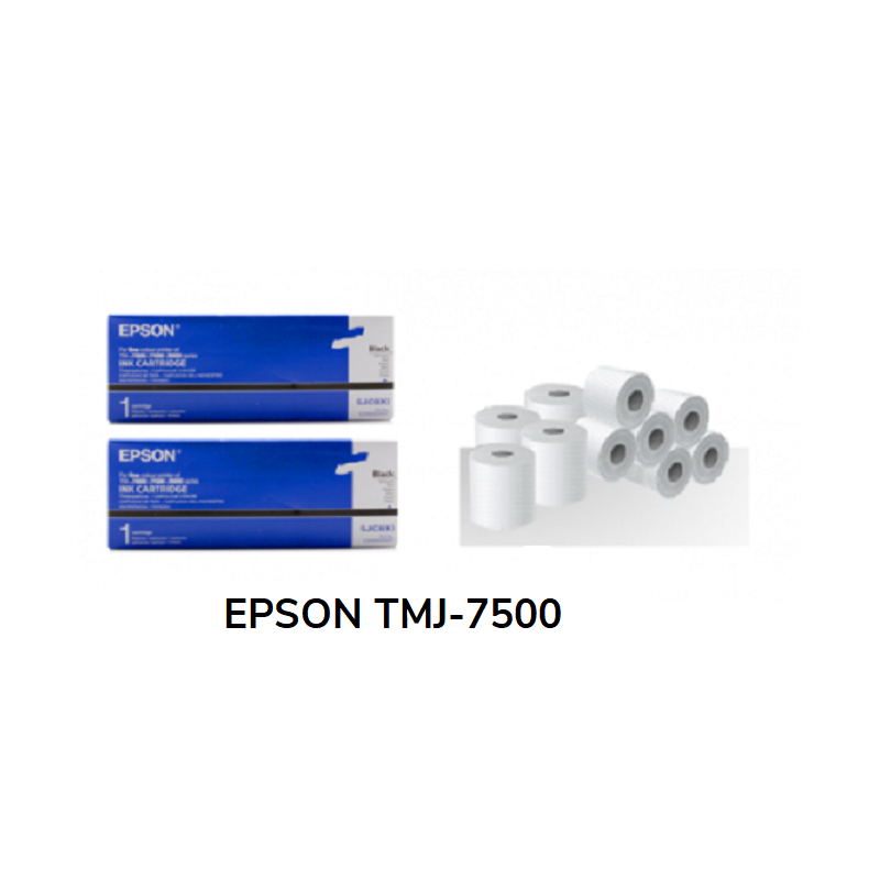 EPSON TM-J7500 - PACK 2 cartouches + 10 Bob. Offertes