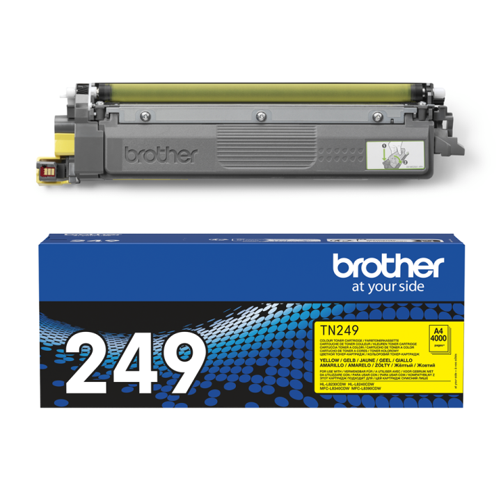 Toner jaune BROTHER TN-249Y 4000 pages