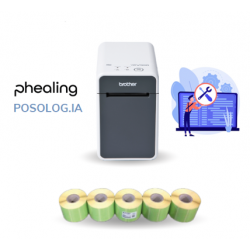 Imprimante d’étiquettes de posologie, pack Phealing Posolog.IA