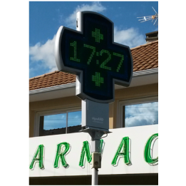 Support vertical pour croix de pharmacie LS Pharma