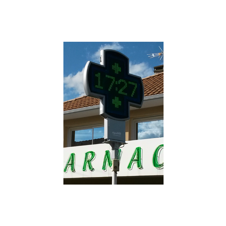 Support vertical pour croix de pharmacie LS Pharma