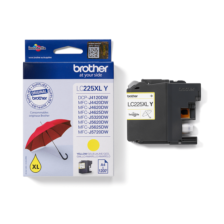 BROTHER LC225XLY - Cartouche yellow 1200 pages