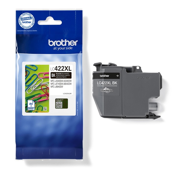 BROTHER LC422XLBK - Cartouche Noire 3 000 pages
