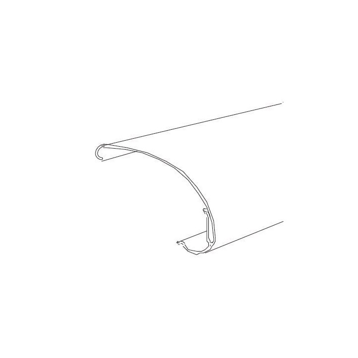 HL DISPLAY SE - Porte-étiquette individuel pour étiquettes papier - fixation rail