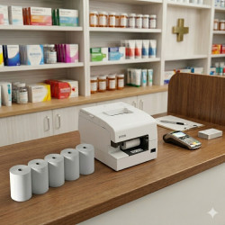 Pack 5 bobines papier thermique EPSON