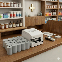 EPSON - Pack 3 x 5 bobines papier thermiques pour EPSON TM-H6000 - TM-T88