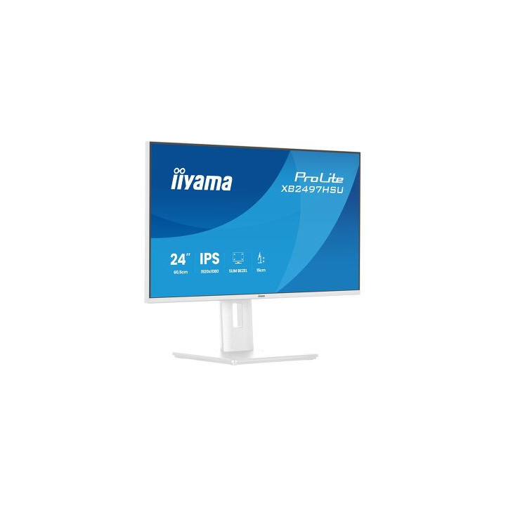 IIYAMA – Écran plat LED blanc 24 pouces - ProLite XB2497HSU-W1