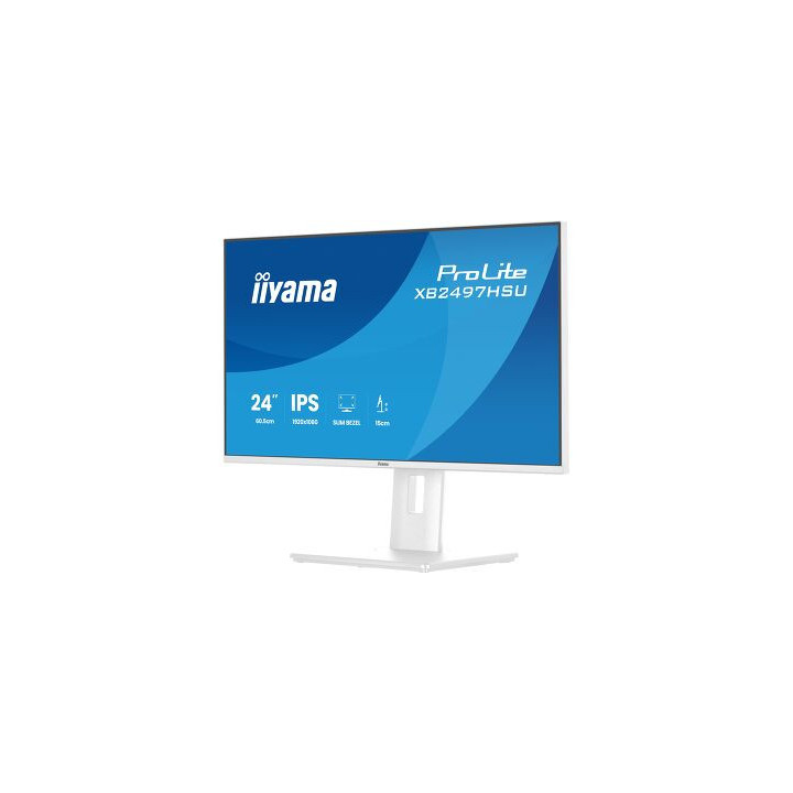 IIYAMA – Écran plat LED blanc 24 pouces - ProLite XB2497HSU-W1