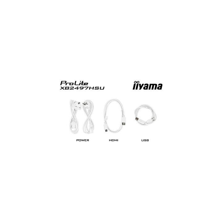 IIYAMA – Écran plat LED blanc 24 pouces - ProLite XB2497HSU-W1