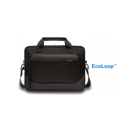 Sacoche Dell EcoLoop Pro 14 noire vue de trois quarts