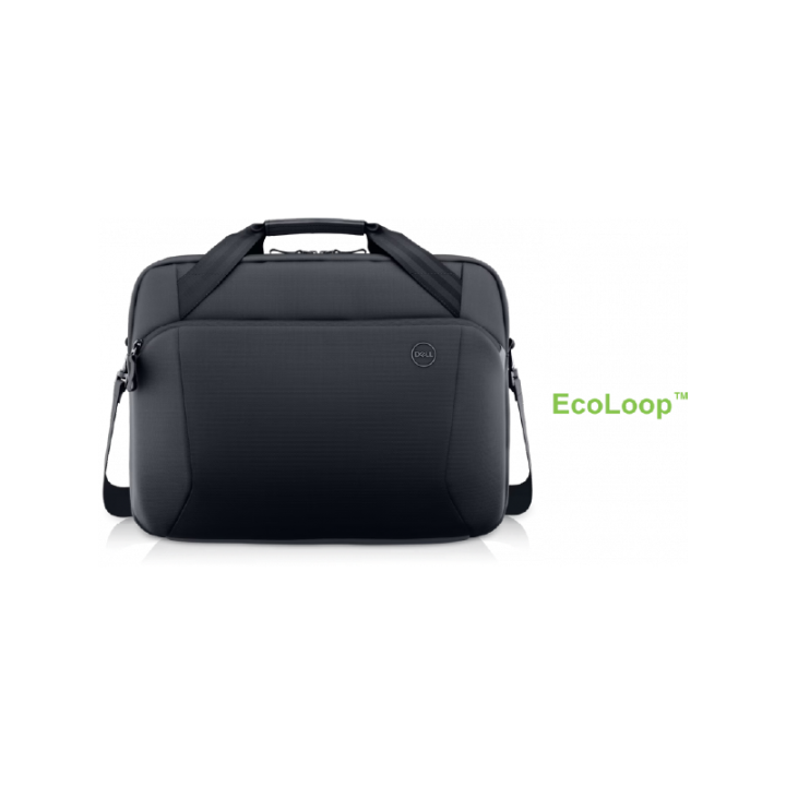 Dos de la sacoche Dell EcoLoop Pro 15-16 avec passage pour trolley et bandoulière réglable