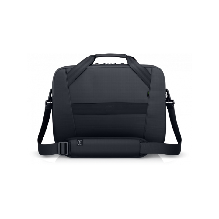 Sacoche Dell EcoLoop Pro 15-16 noire vue de face avec bandoulière
