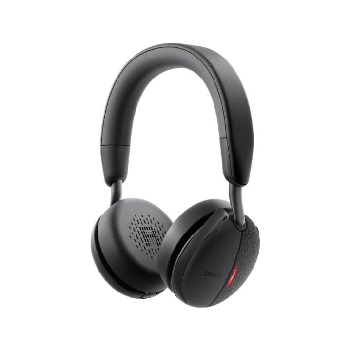 Casque sans fil Dell WL5024 noir vue de trois quarts