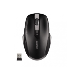 Souris sans fil Cherry MW 2310 2.0 noire vue du dessus avec nano-récepteur USB
