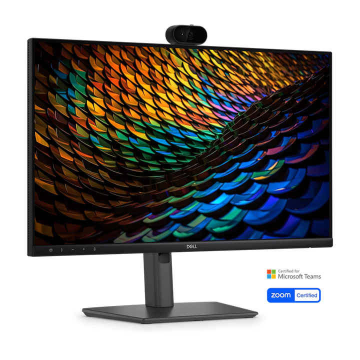 Écran de visioconférence Dell Pro P2426HEB avec webcam intégrée, certifié Microsoft Teams et Zoom