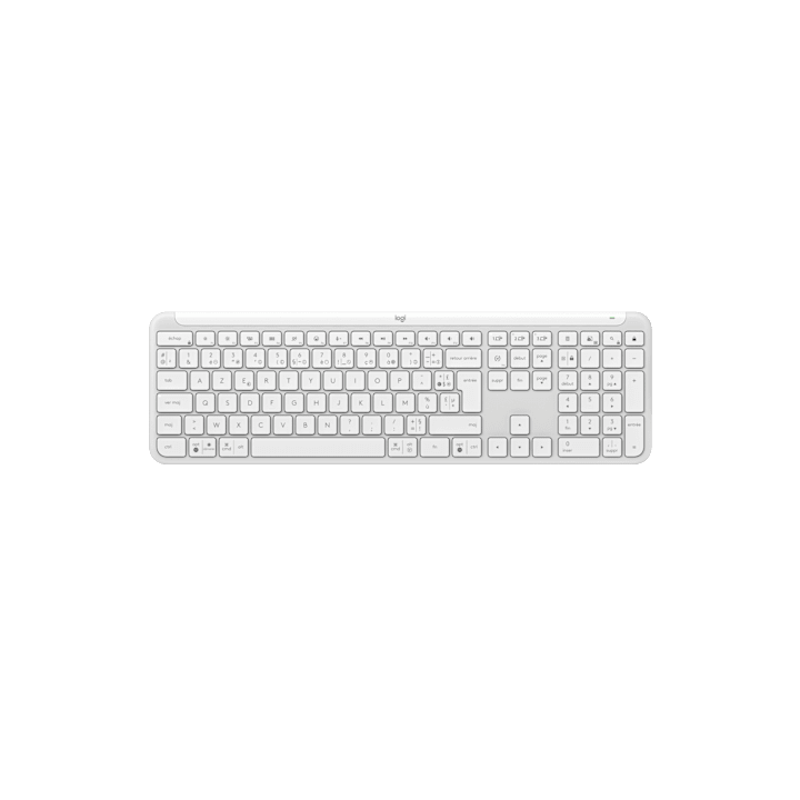 vue du dessus du clavier LOGITECH K950