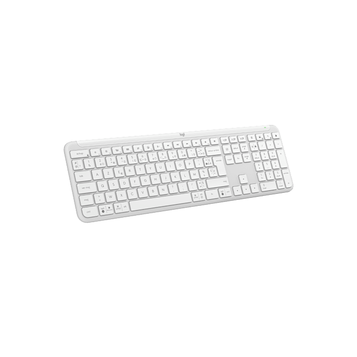 vue de 3/4 gauche du clavier Logitech K950
