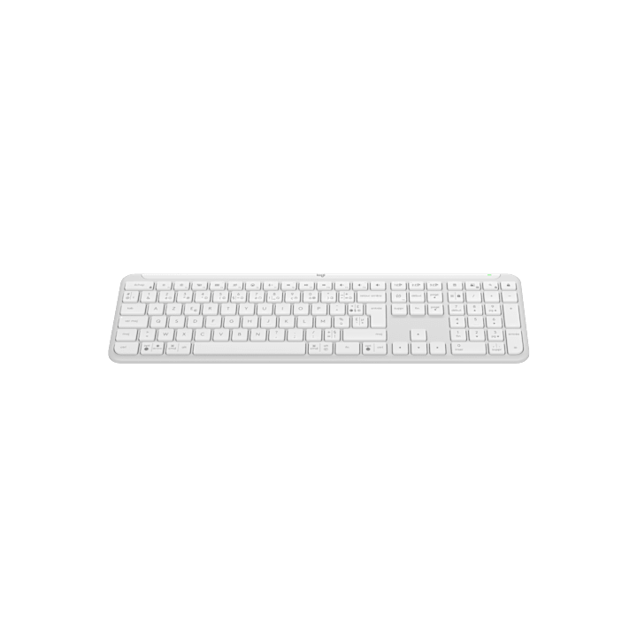 vue plongeante du clavier Logitech K950