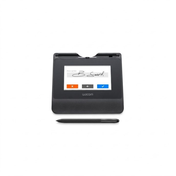 vue de la tablette Wacom STU 540 et de son stylet de signature