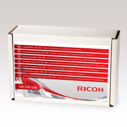 vue de la boit du Kit de consommables Ricoh CON-3795-150K  pour scanner fi-800R