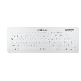 vue du dessus du clavier Very Cool Flat blanc
