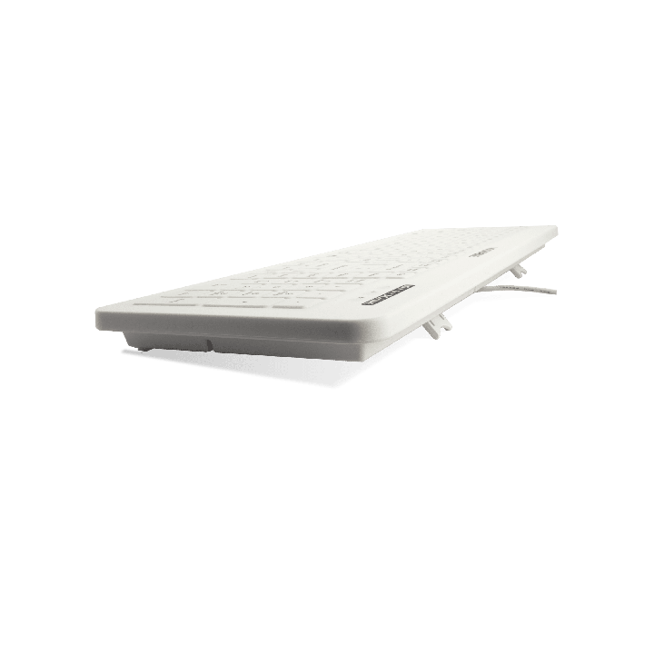 vue de profil 3/4 du clavier Very Cool flat