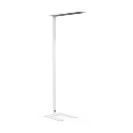 vue du lampadaire NEO blanc de 3/4 profil gauche