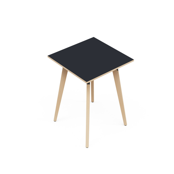 vue du dessus de la table haute carrée EVASION