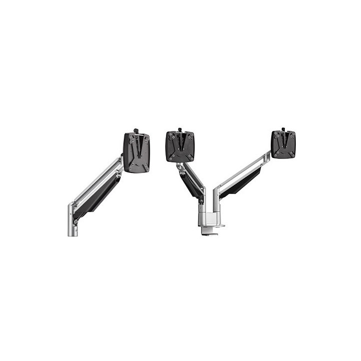 vue sur les supports écran EOL de la Gamme TECHNIQUE modèle double et simple écran