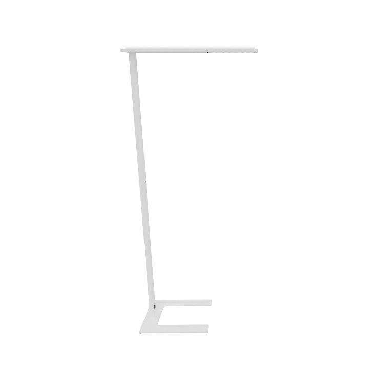 vue du lampadaire NEO blanc de profil