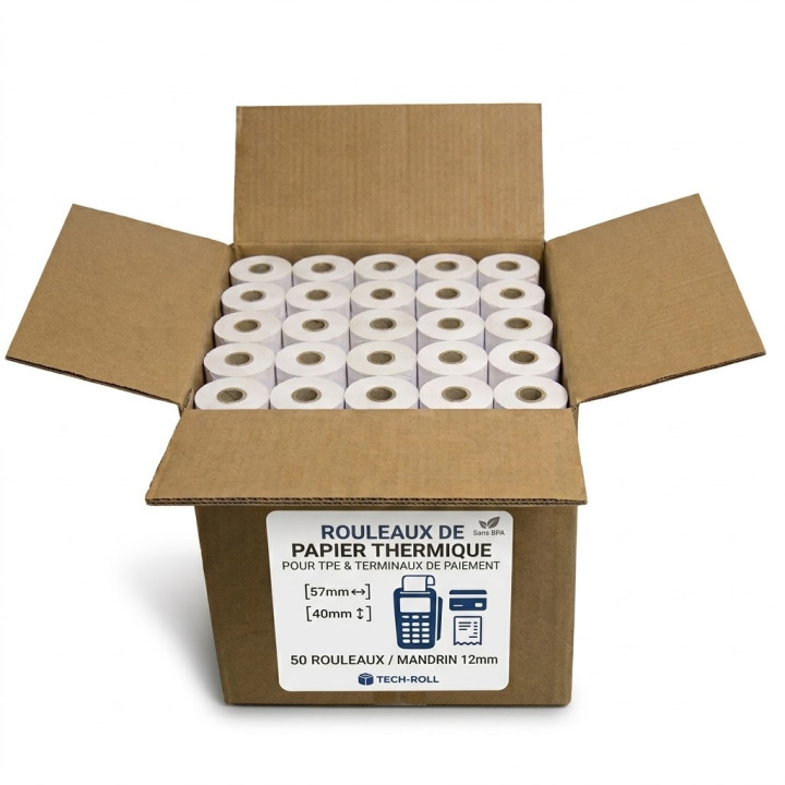Pack de 50 Bobines tous lecteurs bancaires