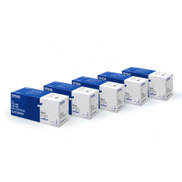 vue du pack de 5 cartouches EPSON TM-J7700 - 7200